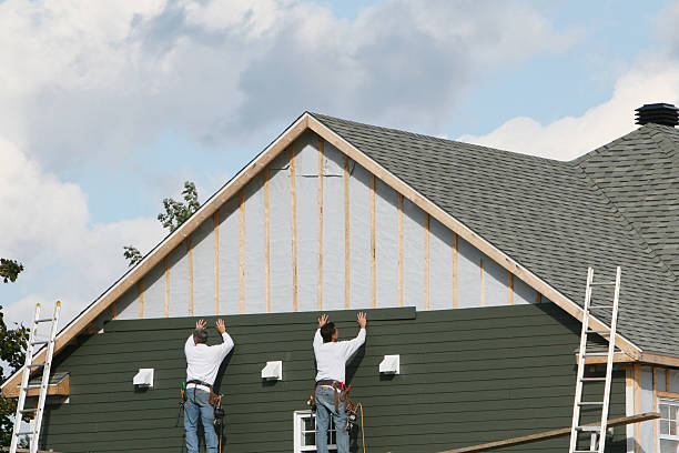 Professional Siding Replacement technician working in La Rue, OH